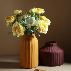 Isabel Textured Ceramic Vases