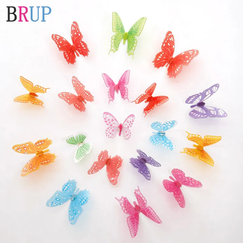 Crystal Butterflies 3d Wall Sticker