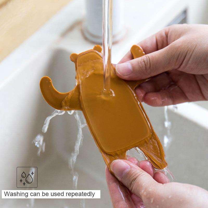 Flexible Adhesive Animal Fridge and Wall Hooks